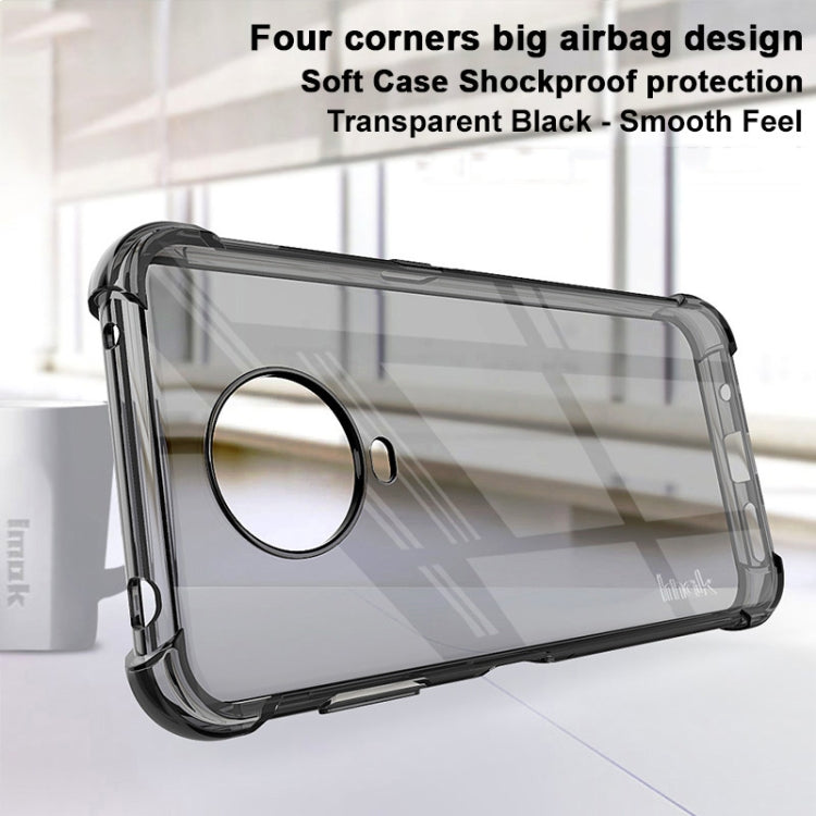 For Nokia G20 / G10 IMAK All Coverage Shockproof Airbag TPU Case(Transparent Black) - Nokia Cases by imak | Online Shopping UK | buy2fix