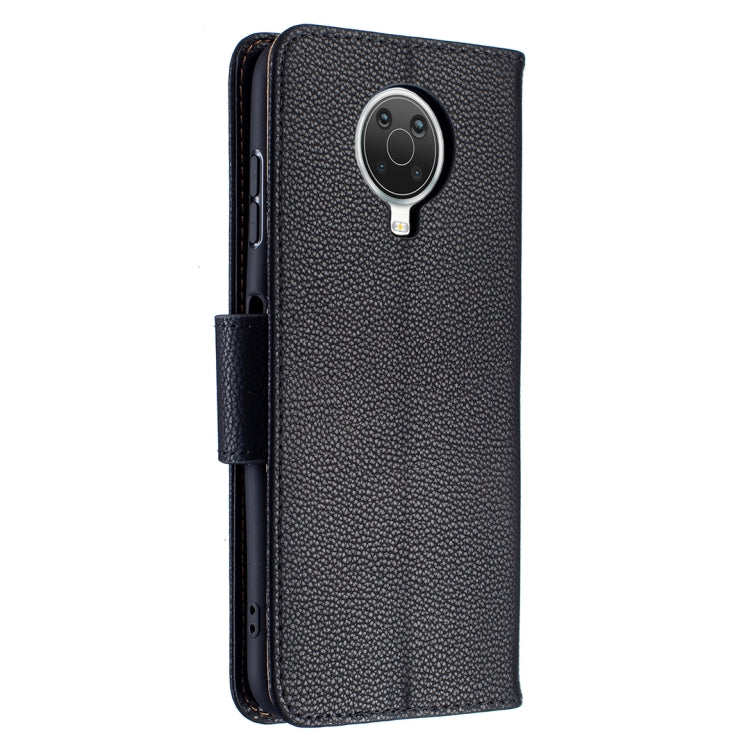 For Nokia G20 / G10 Litchi Texture Pure Color Horizontal Flip Leather Case with Holder & Card Slots & Wallet & Lanyard(Black) - Mobile Accessories by buy2fix | Online Shopping UK | buy2fix