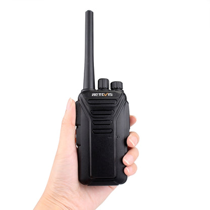 RETEVIS RT27 0.5W EU Frequency 446MHz 16CHS FRS Two Way Radio Handheld Walkie Talkie, EU Plug(Black) - Handheld Walkie Talkie by RETEVIS | Online Shopping UK | buy2fix