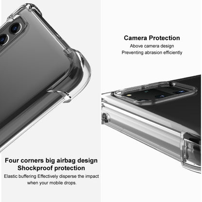 For Google Pixel 6 IMAK All-inclusive Shockproof Airbag TPU Case with Screen Protector(Transparent) - Google Cases by imak | Online Shopping UK | buy2fix