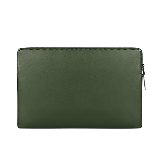 ND09 Laptop Thin and Light PU Liner Bag, Size:13.3 inch(ArmyGreen) - 13.3 inch by buy2fix | Online Shopping UK | buy2fix