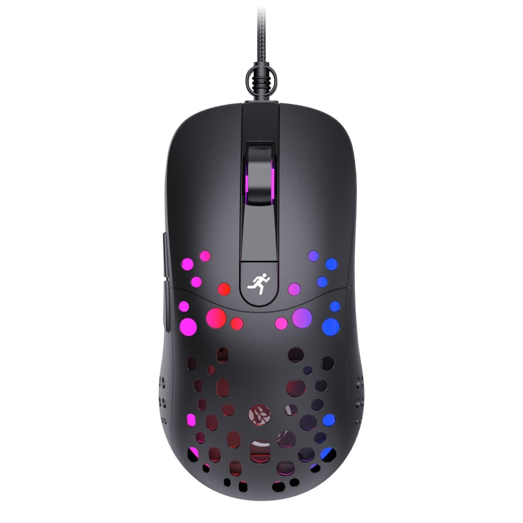 HXSJ A904 RGB Light Macro Programming Mechanical Gaming Wired Mouse(Black) - Wired Mice by HXSJ | Online Shopping UK | buy2fix