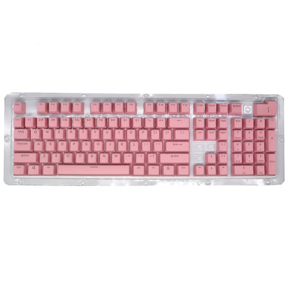 HXSJ P9 104 Keys PBT Color Mechanical Keyboard Keycaps(Pink) - Other by HXSJ | Online Shopping UK | buy2fix