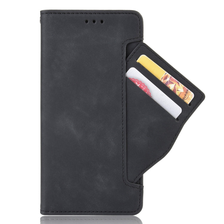For vivo Y72 5G / iQOO Z3 5G Skin Feel Calf Pattern Horizontal Flip Leather Case with Holder & Card Slots & Photo Frame(Black) - vivo Cases by buy2fix | Online Shopping UK | buy2fix