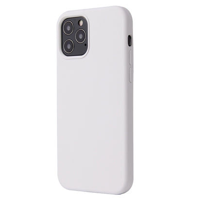 For iPhone 13 Pro Max Solid Color Liquid Silicone Shockproof Protective Case (White) - iPhone 13 Pro Max Cases by buy2fix | Online Shopping UK | buy2fix