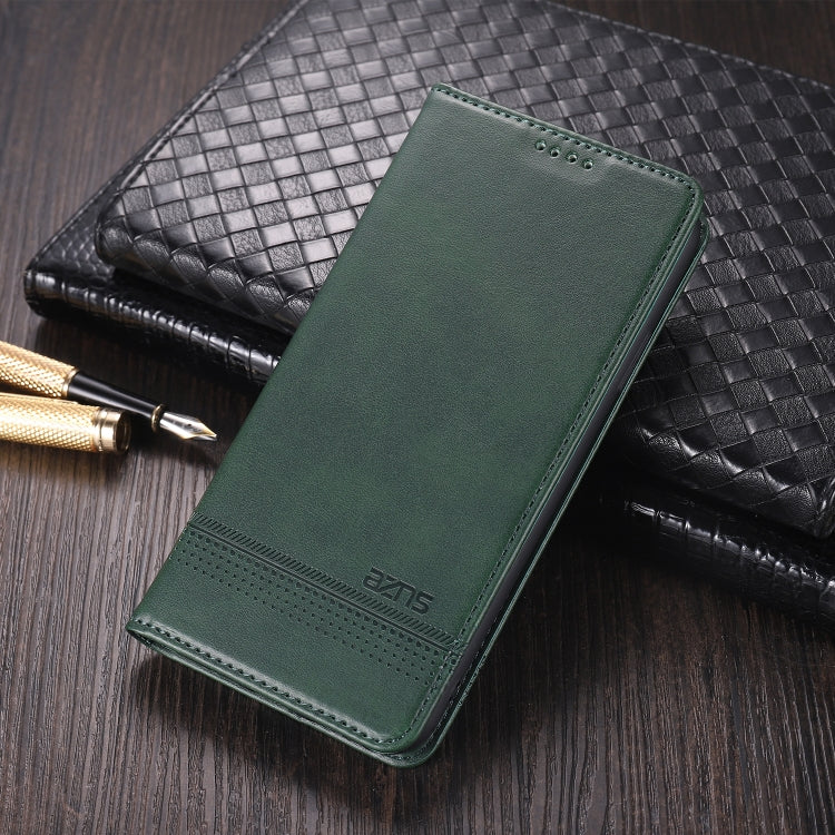 For Honor 50 AZNS Magnetic Calf Texture Horizontal Flip Leather Case with Card Slots & Holder & Wallet(Dark Green) - Honor Cases by AZNS | Online Shopping UK | buy2fix