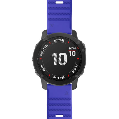 For Garmin Fenix 7X / 6X 26mm Smart Watch Quick Release Silicon Watch Band(Royal Blue) - Smart Wear by buy2fix | Online Shopping UK | buy2fix