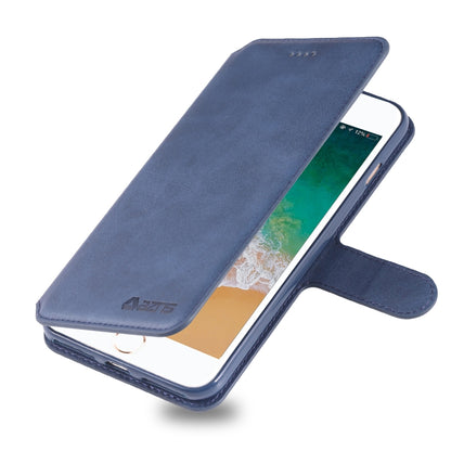 For iPhone 7 Plus / 8 Plus AZNS Calf Texture Magnetic Horizontal Flip PU Leather Case with Holder & Card Slots & Photo Frame(Blue) - More iPhone Cases by AZNS | Online Shopping UK | buy2fix