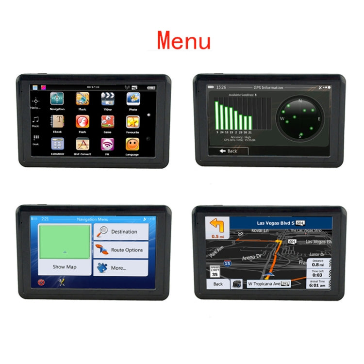 Q5 Car 5 inch HD TFT Touch Screen GPS Navigator Support TF Card / MP3 / FM Transmitter, Specification:Europe Map - In Car by buy2fix | Online Shopping UK | buy2fix