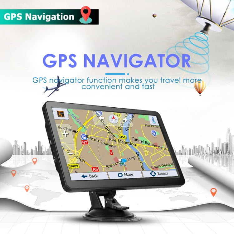 7 inch Car GPS Navigator 8G+256M Capacitive Screen High Configuration, Specification:Australia Map - In Car by buy2fix | Online Shopping UK | buy2fix