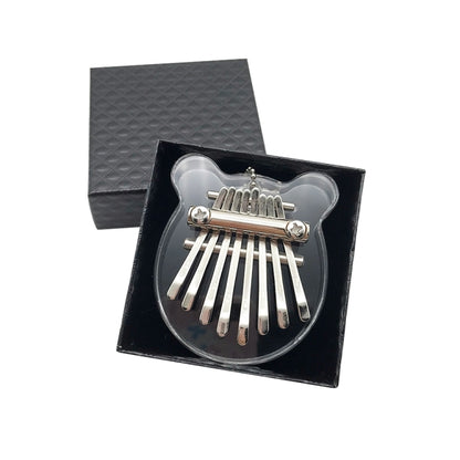 Mini 8 Tone Thumb Piano Kalimba Musical Instruments, Gift Box(Acrylic Bear) - Keyboard Instruments by buy2fix | Online Shopping UK | buy2fix