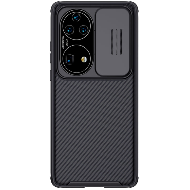 For Huawei P50 Pro NILLKIN Black Mirror Pro Series PC Camshield Full Coverage Dust-proof Scratch Resistant Case(Black) - Huawei Cases by NILLKIN | Online Shopping UK | buy2fix