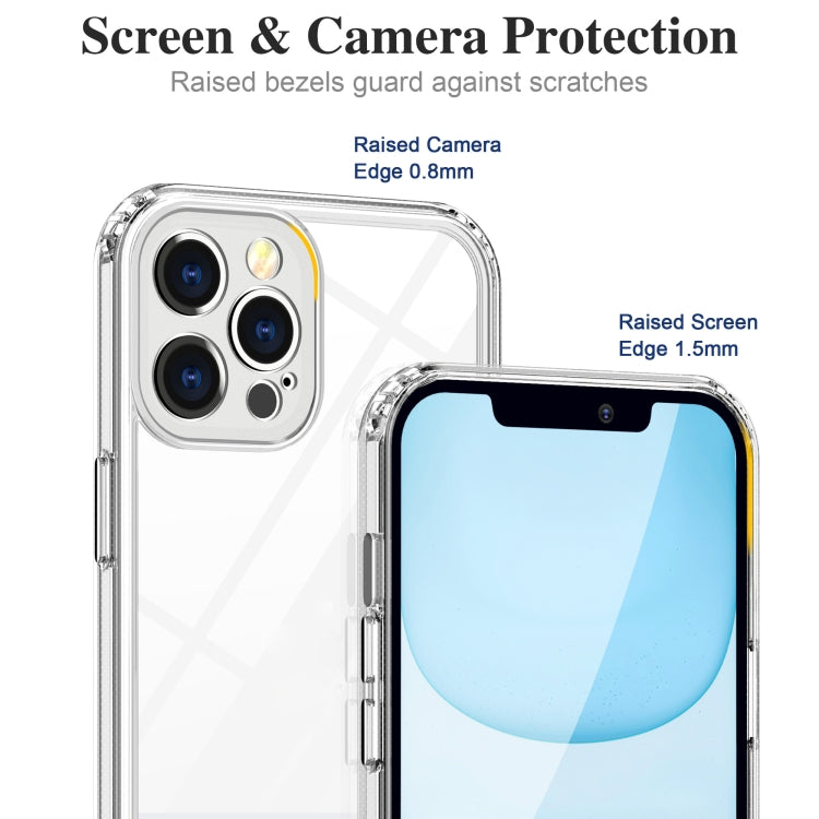 For iPhone 12 Pro Max Crystal Clear Shockproof PC + TPU Protective Case(Transparent) - iPhone 12 Pro Max Cases by buy2fix | Online Shopping UK | buy2fix