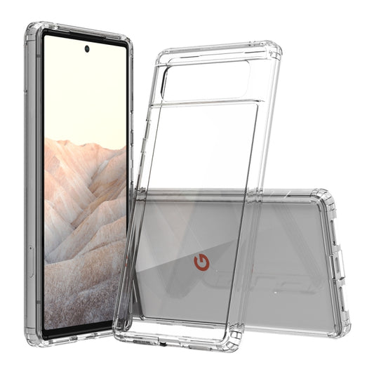 Shockproof Scratchproof TPU + Acrylic Protective Case For Google Pixel 6(Transparent) - Mobile Accessories by buy2fix | Online Shopping UK | buy2fix