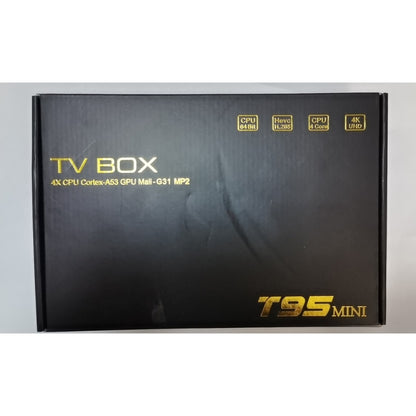 T95MINI 4K HD Network TV Set Top Box, Android 10.0, Allwinner H313 Quad Core 64-bit Cortex-A53, 1GB + 8GB, Support 2.4G WiFi, HDMI, AV, LAN, USB 2.0, US Plug - Consumer Electronics by buy2fix | Online Shopping UK | buy2fix