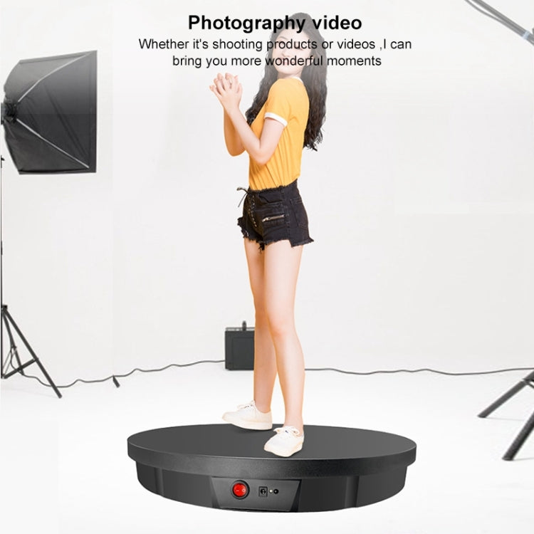 52cm Remote Control Electric Rotating Turntable Display Stand Video Shooting Props Turntable, Charging Power, Power Plug:US Plug(White) - Camera Accessories by buy2fix | Online Shopping UK | buy2fix