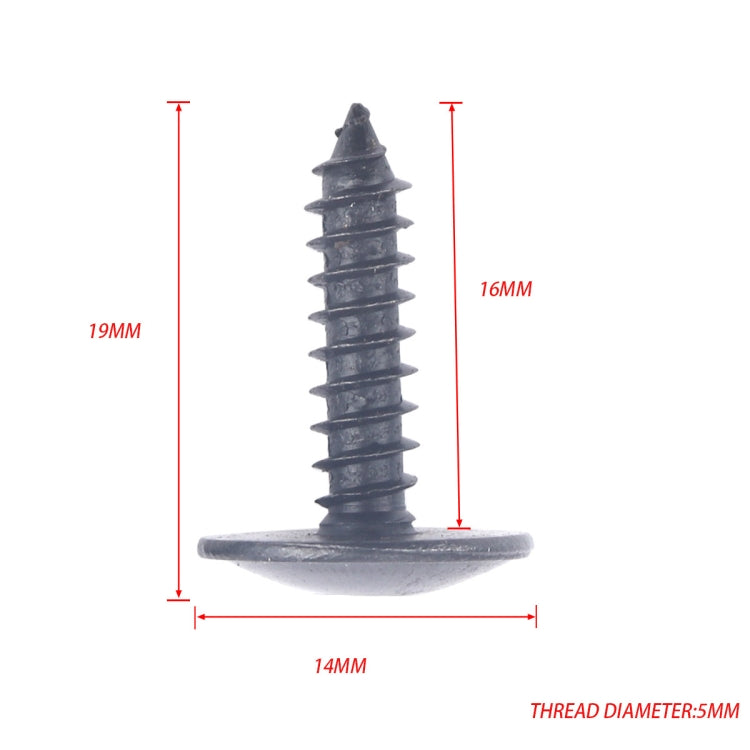 A5528 60 in 1 M5x16 Mudguard Screw with Clip Nut + Wrench N90775001 for Audi - In Car by buy2fix | Online Shopping UK | buy2fix