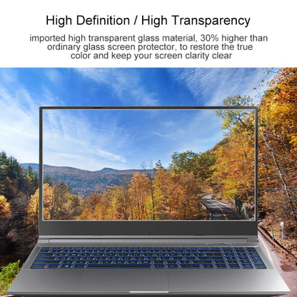 Laptop Screen HD Tempered Glass Protective Film For MECHREVO Z3 Pro 15.6 inch - Computer & Networking by buy2fix | Online Shopping UK | buy2fix