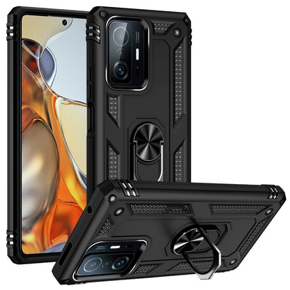 For Xiaomi 11T Pro Shockproof TPU + PC Phone Case(Black) - Xiaomi Cases by buy2fix | Online Shopping UK | buy2fix