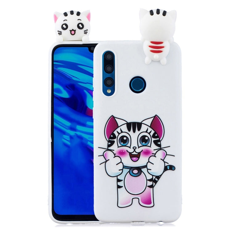 For Huawei P30 Lite Shockproof Cartoon TPU Protective Case(Cat) - Huawei Cases by buy2fix | Online Shopping UK | buy2fix