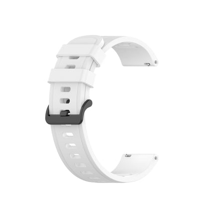 For Amazfit GTR Silicone Smart Watch Watch Band, Size:20mm(White) - Watch Bands by buy2fix | Online Shopping UK | buy2fix