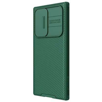 For Samsung Galaxy S22 Ultra 5G NILLKIN Black Mirror Pro Series Camshield Phone Case(Green) - Galaxy S22 Ultra 5G Cases by NILLKIN | Online Shopping UK | buy2fix