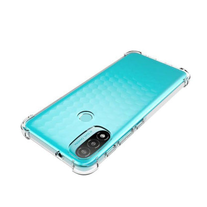 For Motorola Moto E20 / E30 / E40 Shockproof Non-slip Thickening TPU Phone Case(Transparent) - Motorola Cases by buy2fix | Online Shopping UK | buy2fix