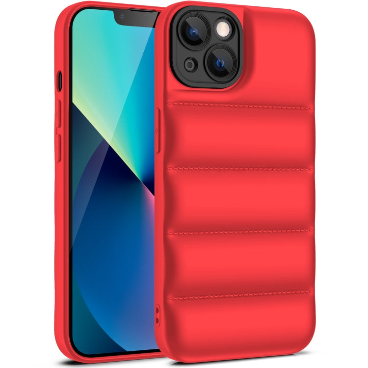 For iPhone 13 Pro Eiderdown Airbag Shockproof Phone Case (Red) - iPhone 13 Pro Cases by buy2fix | Online Shopping UK | buy2fix