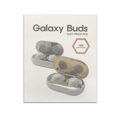 For Galaxy Buds Wireless Bluetooth Earphone Metal Protective Sticker(Red) - Protective Sticker by buy2fix | Online Shopping UK | buy2fix