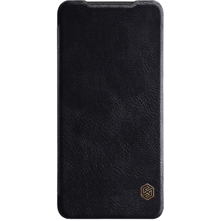 For Samsung Galaxy A33 5G NILLKIN QIN Series Crazy Horse Texture Leather Phone Case(Black) - Galaxy Phone Cases by NILLKIN | Online Shopping UK | buy2fix