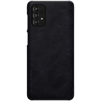 For Samsung Galaxy A33 5G NILLKIN QIN Series Crazy Horse Texture Leather Phone Case(Black) - Galaxy Phone Cases by NILLKIN | Online Shopping UK | buy2fix