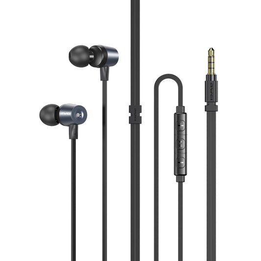 awei L1 Stereo Surround In-ear Wired Earphone(Grey) - In Ear Wired Earphone by awei | Online Shopping UK | buy2fix