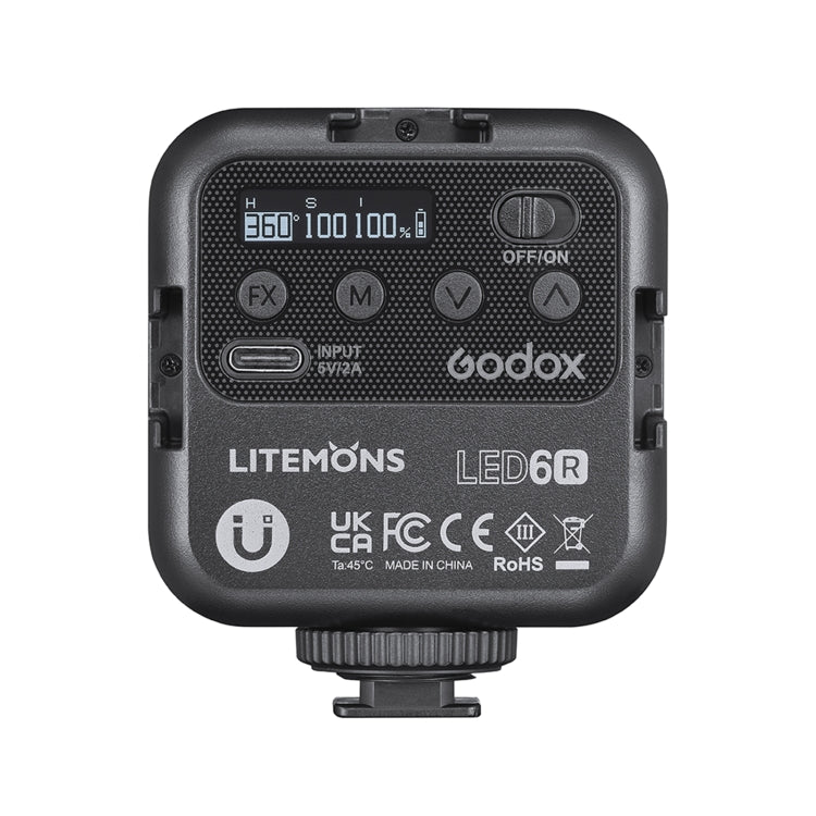 Godox LED-6R RGB LED Video Shoot Fill Light -  by Godox | Online Shopping UK | buy2fix