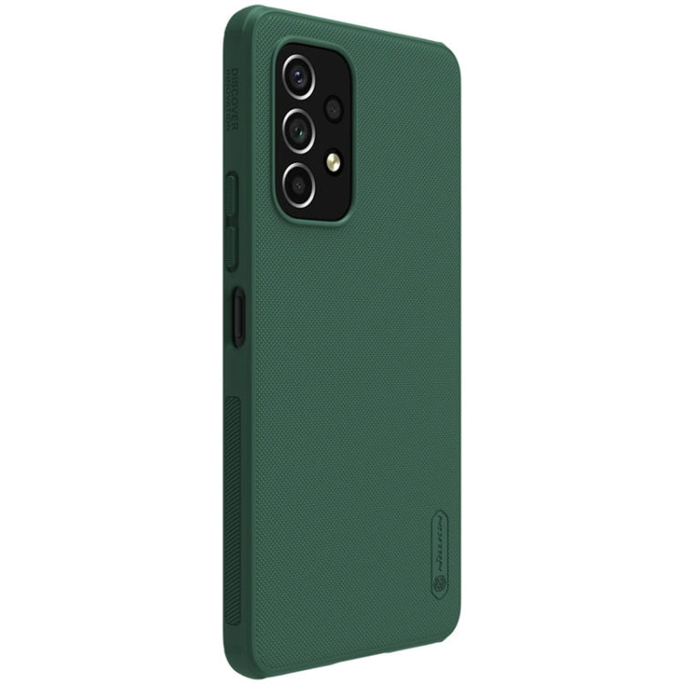 For Samsung Galaxy A53 5G NILLKIN Super Frosted Shield Pro PC + TPU Phone Case(Green) - Galaxy Phone Cases by NILLKIN | Online Shopping UK | buy2fix