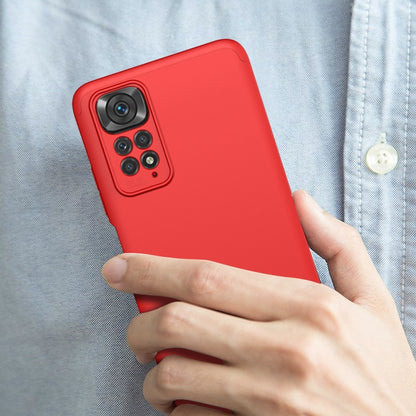 For Xiaomi Redmi Note 11S / 11 Global Version GKK Three Stage Splicing PC Phone Case(Red) - Xiaomi Accessories by GKK | Online Shopping UK | buy2fix