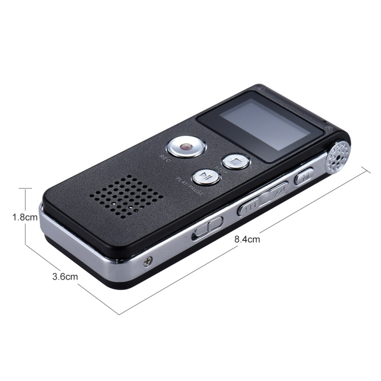 SK-012 4GB USB Dictaphone Digital Audio Voice Recorder with WAV MP3 Player VAR Function(Grey) - Consumer Electronics by buy2fix | Online Shopping UK | buy2fix