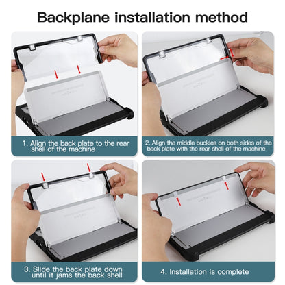 For MicroSoft Surface Pro 4 / 5 / 6 / 7 / 7+ Acrylic Transparent Hand Strap Laptop Case - Other by buy2fix | Online Shopping UK | buy2fix