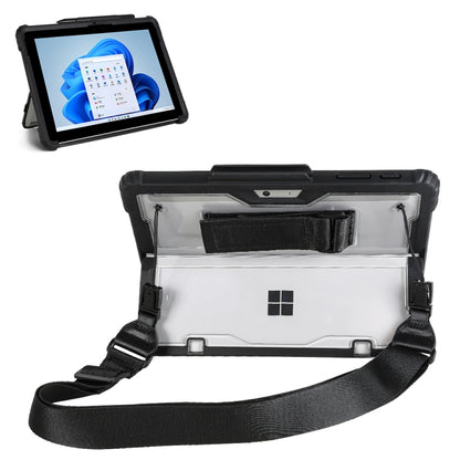 For MicroSoft Surface Go 1 / 2 / 3 Acrylic Transparent Hand Shoulder Strap Laptop Case - Other by buy2fix | Online Shopping UK | buy2fix