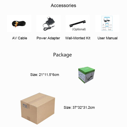 Measy AV530-2 5.8GHz Wireless Audio / Video Transmitter + 2 Receiver, Transmission Distance: 300m, UK Plug - Set Top Box & Accessories by Measy | Online Shopping UK | buy2fix