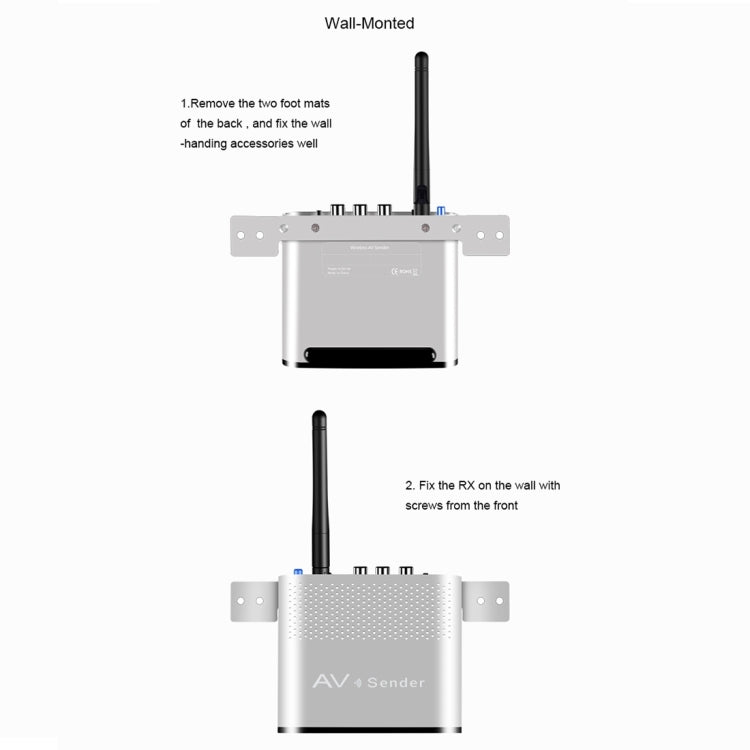 Measy AV530-2 5.8GHz Wireless Audio / Video Transmitter + 2 Receiver, Transmission Distance: 300m, UK Plug - Set Top Box & Accessories by Measy | Online Shopping UK | buy2fix