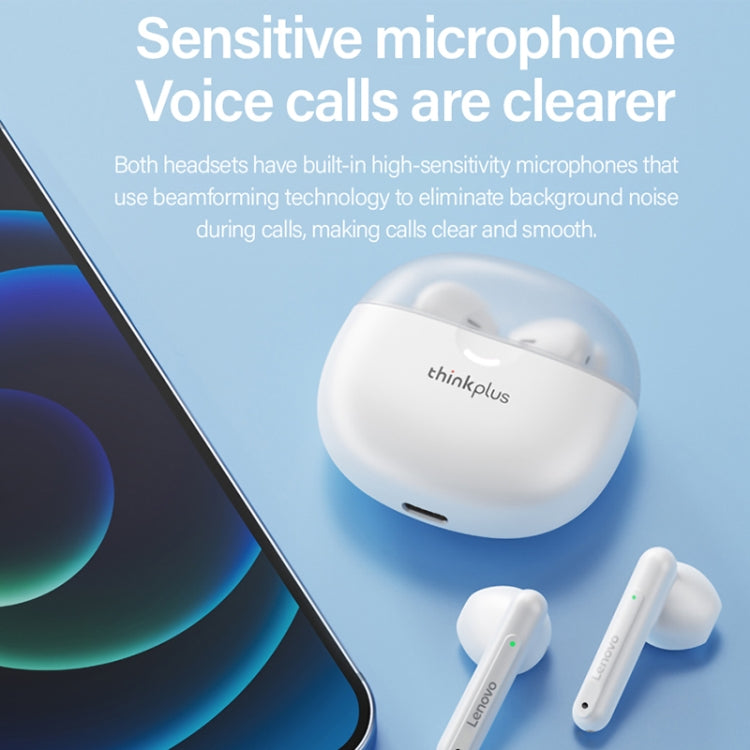 Lenovo LP1Pro Half In-Ear HD Call Wireless Bluetooth TWS Sports Earphone(Blue) - TWS Earphone by Lenovo | Online Shopping UK | buy2fix