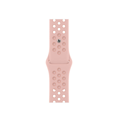 Sport Silicone Watch Band For Apple Watch Series 8&7 41mm / SE 2&6&SE&5&4 40mm / 3&2&1 38mm(Pink Oxford/Rose Whisper) - Smart Wear by buy2fix | Online Shopping UK | buy2fix