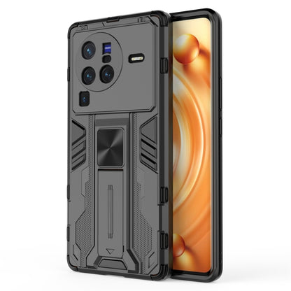 For vivo X80 Pro Supersonic PC + TPU Shock-proof Phone Case(Black) - OPPO & vivo Accessories by buy2fix | Online Shopping UK | buy2fix