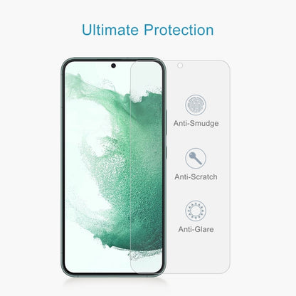 50 PCS 0.18mm 9H 2.5D Tempered Glass Fingerprint Unlock Film For Samsung Galaxy S22+ 5G - Galaxy S22+ 5G Cases by buy2fix | Online Shopping UK | buy2fix