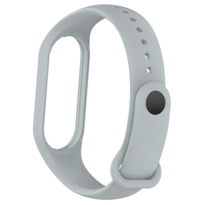 For Xiaomi Mi Band 7 / 7NFC / 6 / 6 NFC / 5 / 5 NFC / Amazfit Band 5 Official Silicone Watch Band(Grey) - Smart Wear by buy2fix | Online Shopping UK | buy2fix