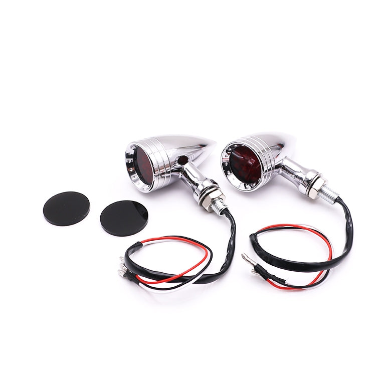 Z006 1 Pair 12V Modified Universal Motorcycle LED Turn Signal(Electroplating) - In Car by buy2fix | Online Shopping UK | buy2fix