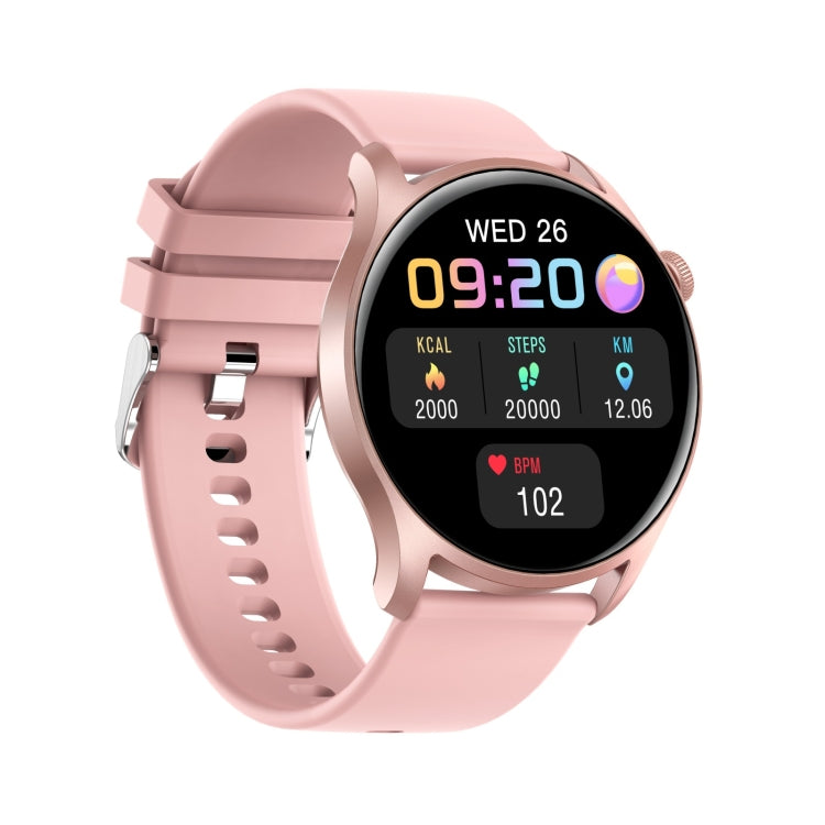 KC08 1.28 inch IPS Screen Smart Wristband, Support Sleep Monitoring/Heart Rate Monitoring(Pink) - Smart Wear by buy2fix | Online Shopping UK | buy2fix