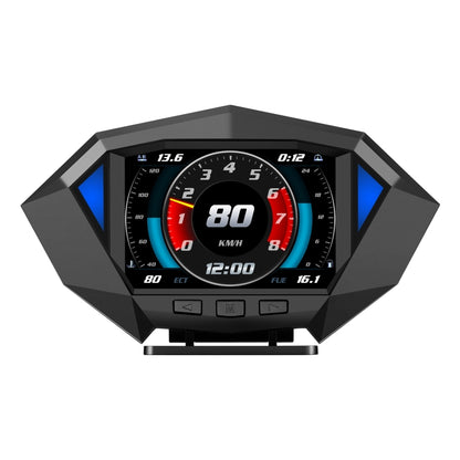 P1 3.5 inch Car OBD2 GPS HUD Head Up System Smart Digital Speedometer Meter Display - In Car by buy2fix | Online Shopping UK | buy2fix