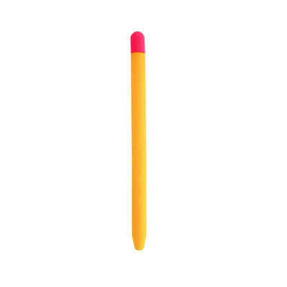 Contrasting Color Silicone Protective Case For Apple Pencil 2(Orange) - Pencil Accessories by buy2fix | Online Shopping UK | buy2fix