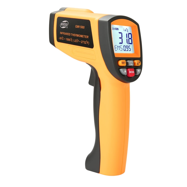 BENETECH GM1500 LCD Display Infrared Thermometer, Battery Not Included - Thermostat & Thermometer by BENETECH | Online Shopping UK | buy2fix